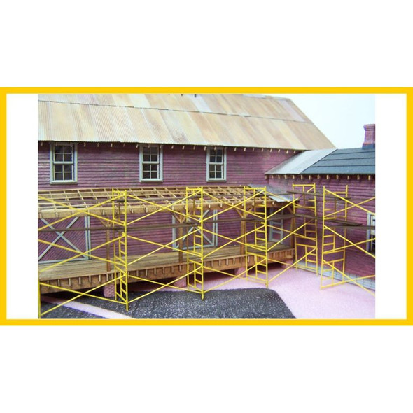 Phoenix Model Buildings 2513 - Scaffolding - HO Scale Kit
